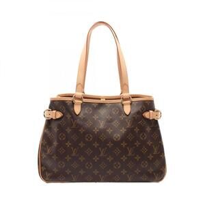 LOUIS VUITTON Brown Monogram Leather Shoulder Bag
